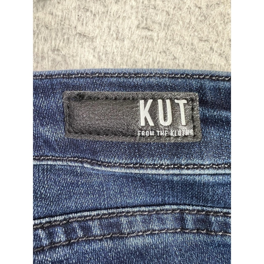 KUT From The Kloth Jeans Womens 20W Blue Donna High Rise Skinny Stretch Denim - Picture 3 of 14